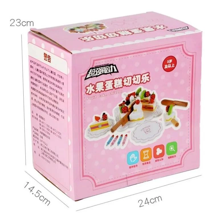 PASTEL DE CUMPLEAÑOS DE MADERA PARA NIÑOS - 5