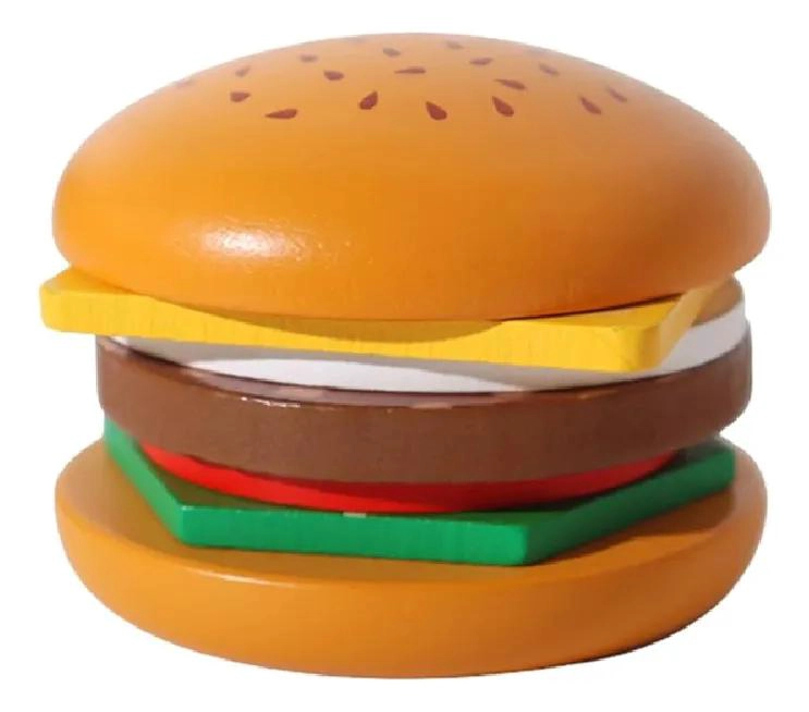 JUGUETE DIDACTICO MONTESSORI HAMBURGUESAS APILABLES DE M  - 2
