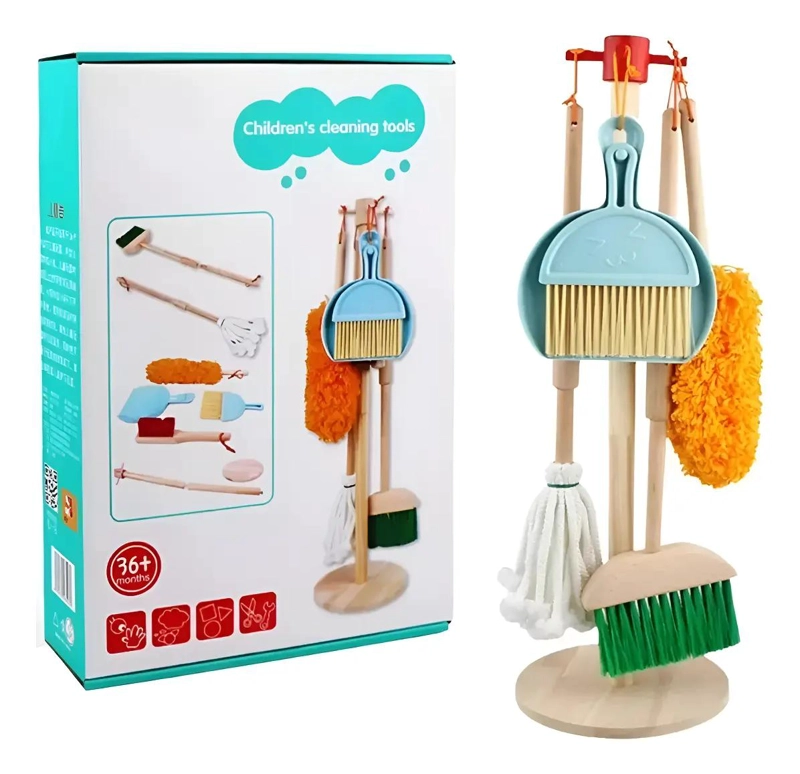 KIT DE ASEO DIDACTICO PARA LIMPIEZA DE MADERA - 1