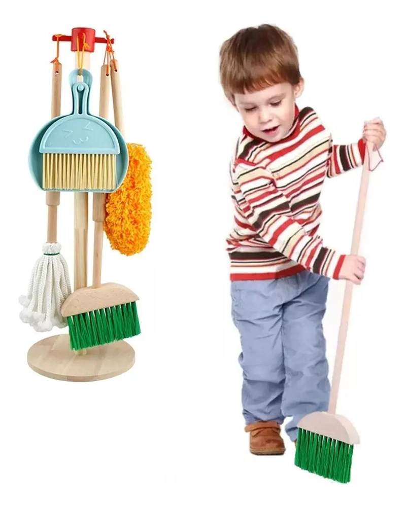 KIT DE ASEO DIDACTICO PARA LIMPIEZA DE MADERA - 2