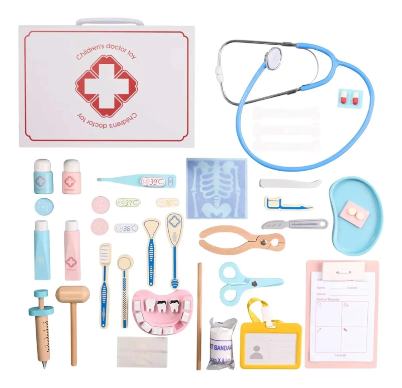 SET ME DICO INFANTIL DE MADERA CON MALETIN EDUCATIVO - 1