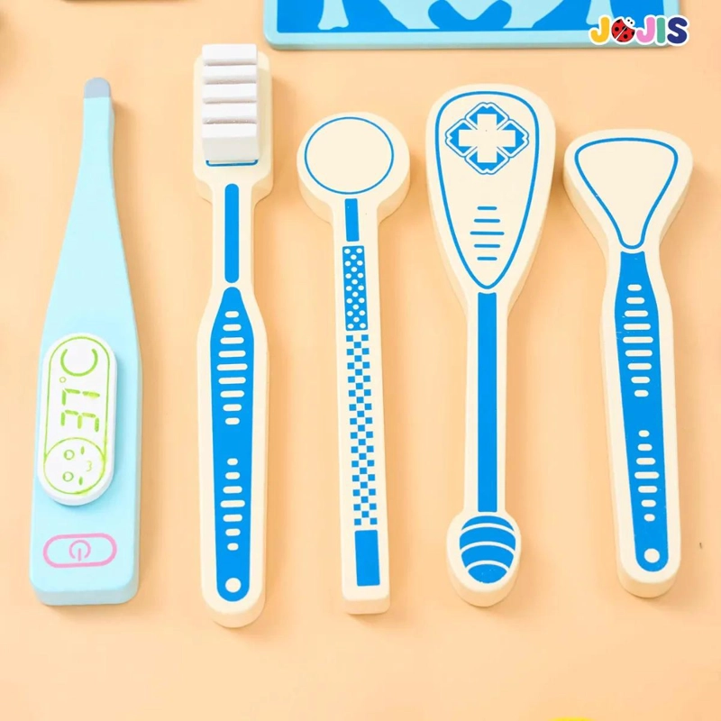 SET ME DICO INFANTIL DE MADERA CON MALETIN EDUCATIVO - 4