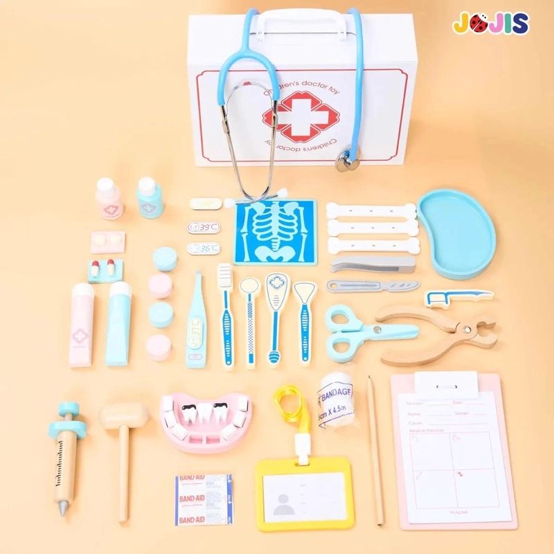 SET ME DICO INFANTIL DE MADERA CON MALETIN EDUCATIVO - 5