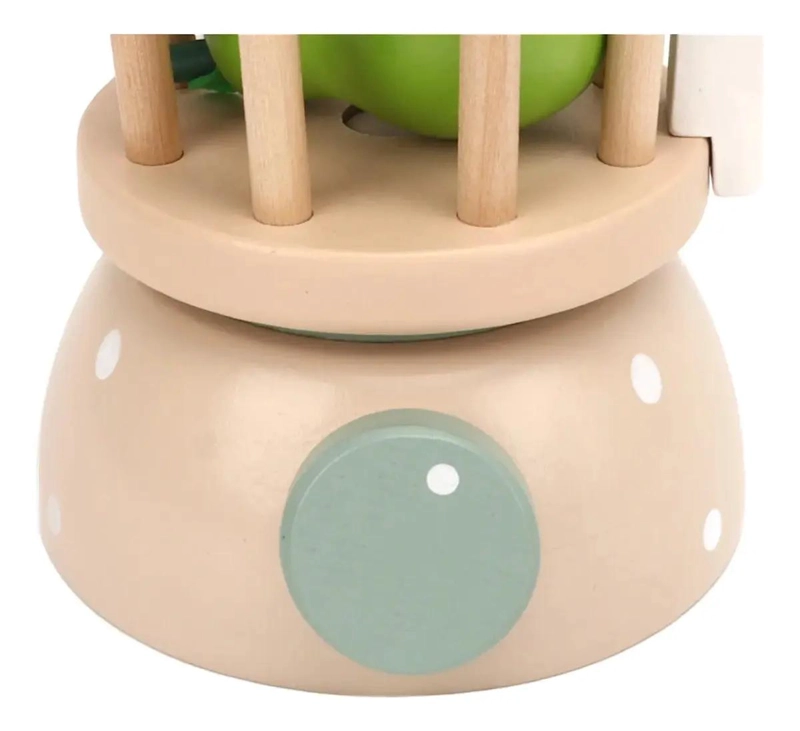 LICUADORA DE MADERA PARA NIÑOS JUGUETE EDUCATIVO - 5