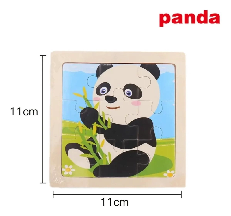 ROMPECABEZAS DE MADERA PARA NIÑOS PACK 10 PUZZLES - 5