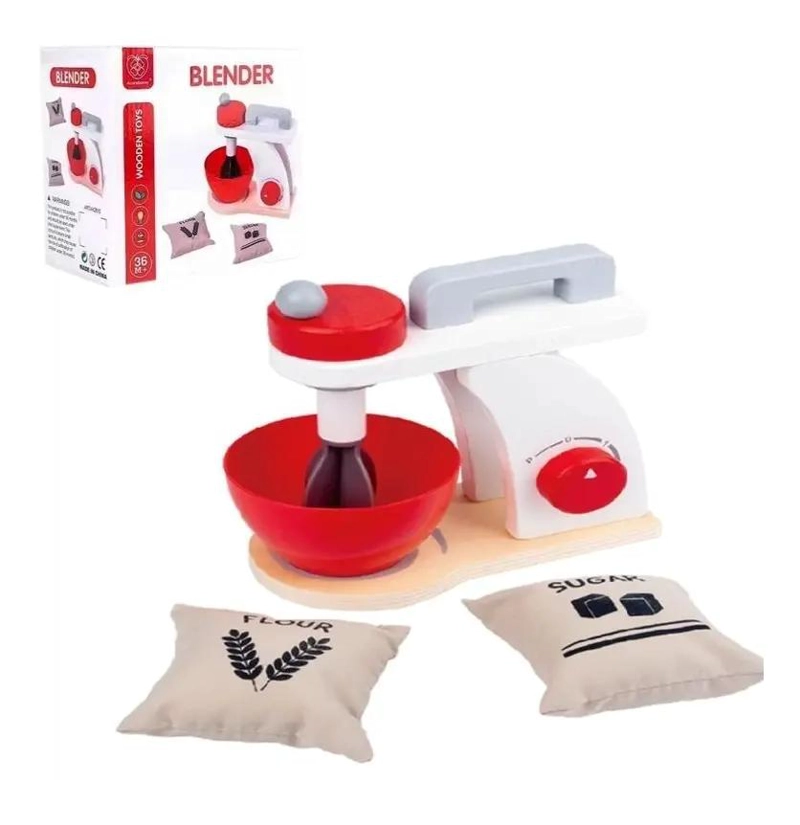BATIDORA DE MADERA PARA JUEGOS DIDACTICOS - 1