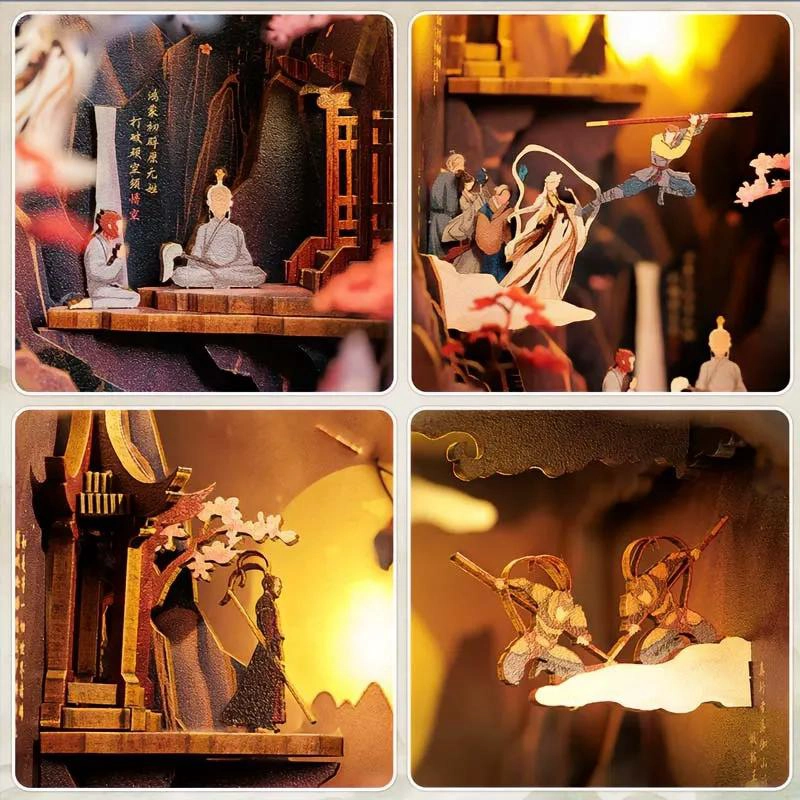 LIBRO ARMABLE DE MADERA LEGEND OF WUKONG - 4