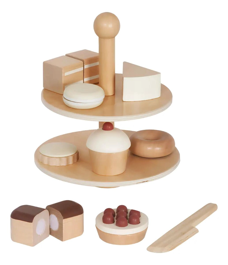 SET DE JUEGO DE PASTELERIA INFANTIL EN MADERA - 1
