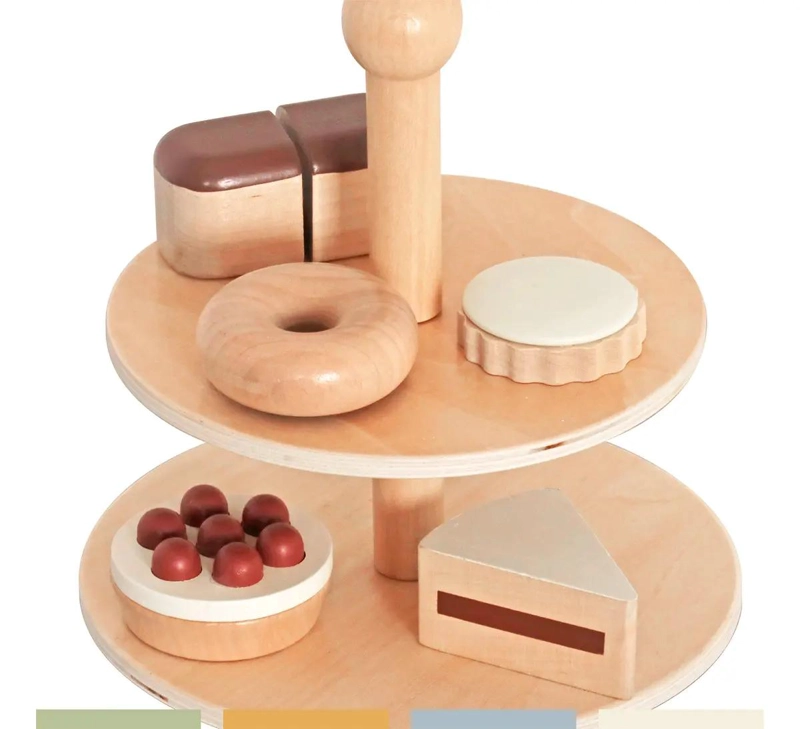 SET DE JUEGO DE PASTELERIA INFANTIL EN MADERA - 4