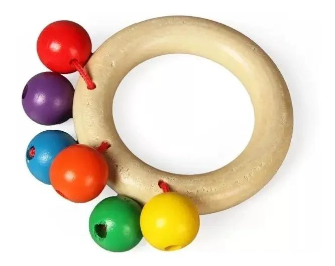 SET DE 5 JUGUETES DIDACTICOS DE MADERA PARA BEBE - 5