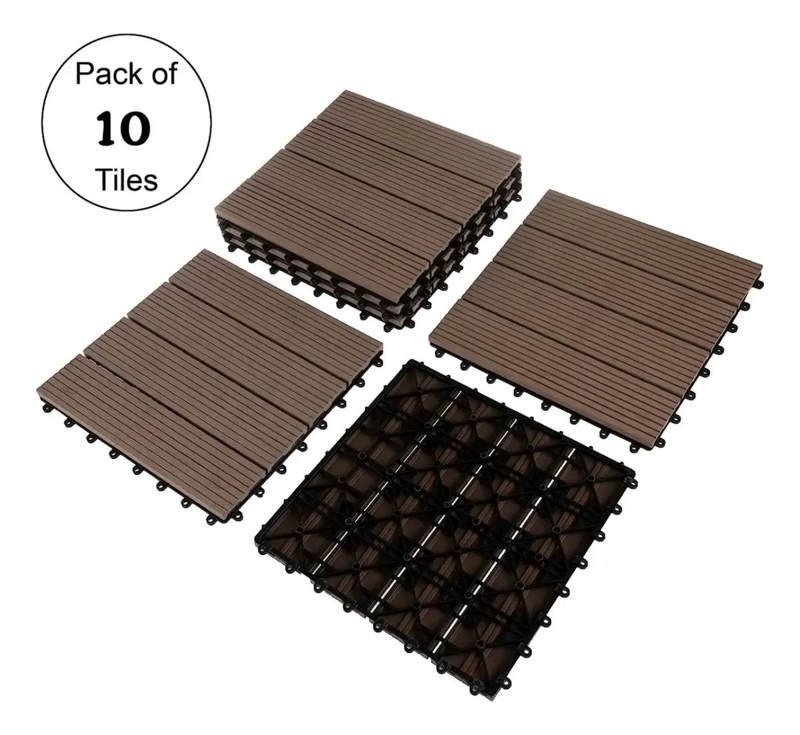 10 PIEZAS SUELO ANTIDESLIZANTE PARA BAÑO Y EXTERIOR - 5