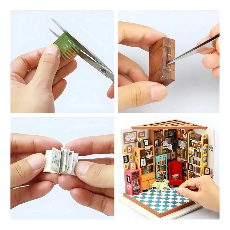 PUZZLE 3D MINIATURA BIBLIOTECA DE SAM - 2