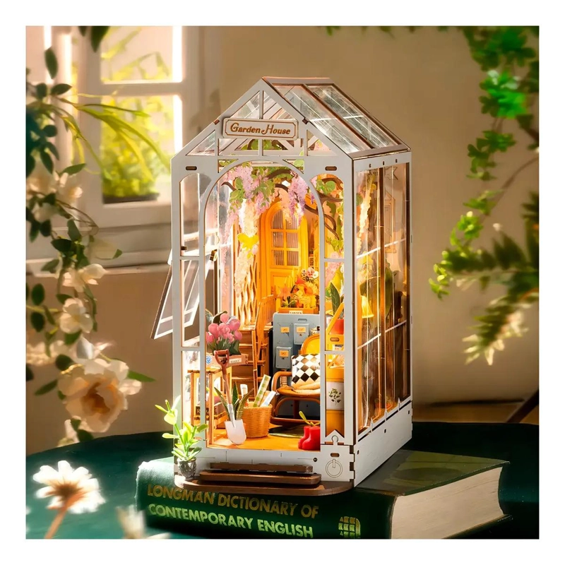 SEPARADOR DE LIBROS PUZZLE 3D DE MADERA ROBOT - 5