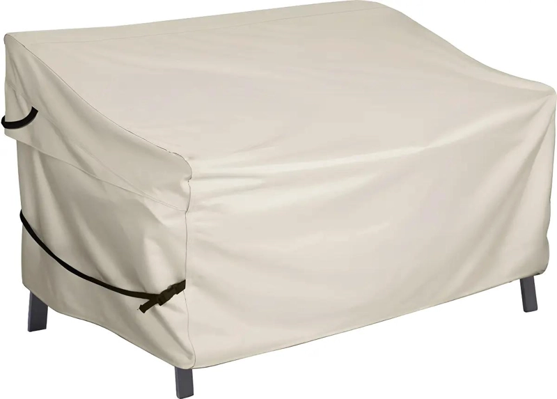 FUNDA IMPERMEABLE PARA SOFA 2 CUERPOS BEIGE OXFORD 600D - 1