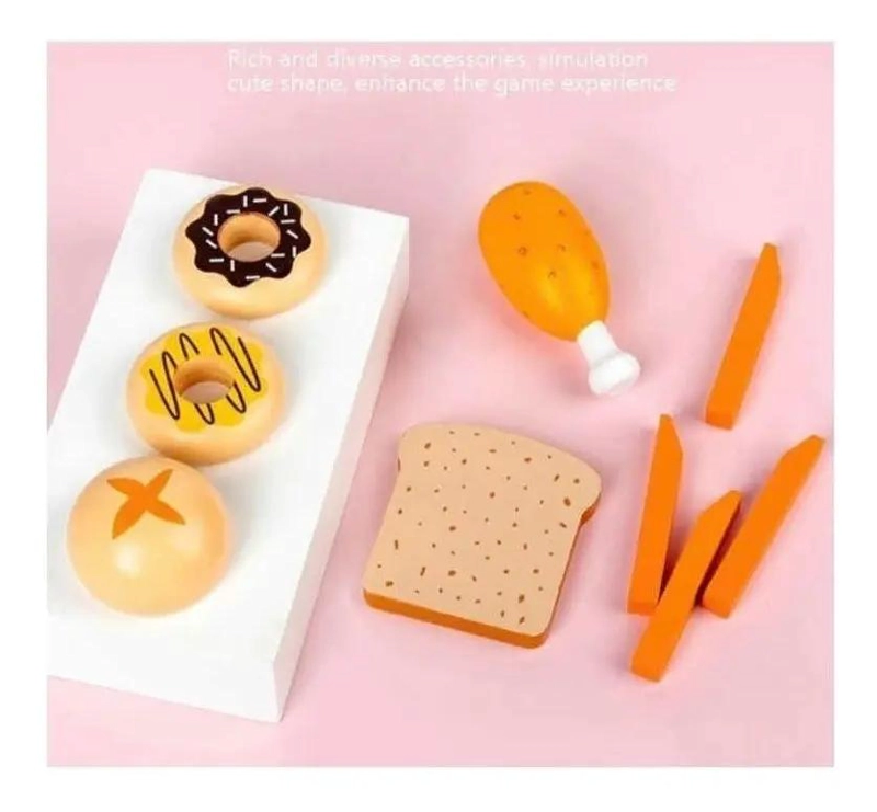 HORNO MICROONDAS DE MADERA DIDACTICO PARA NIÑOS - 4