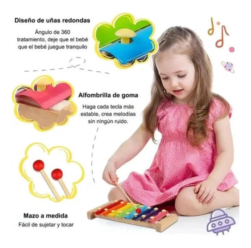 PACK 6 JUGUETES DIDACTICOS DE MADERA MONTESSORI - 3