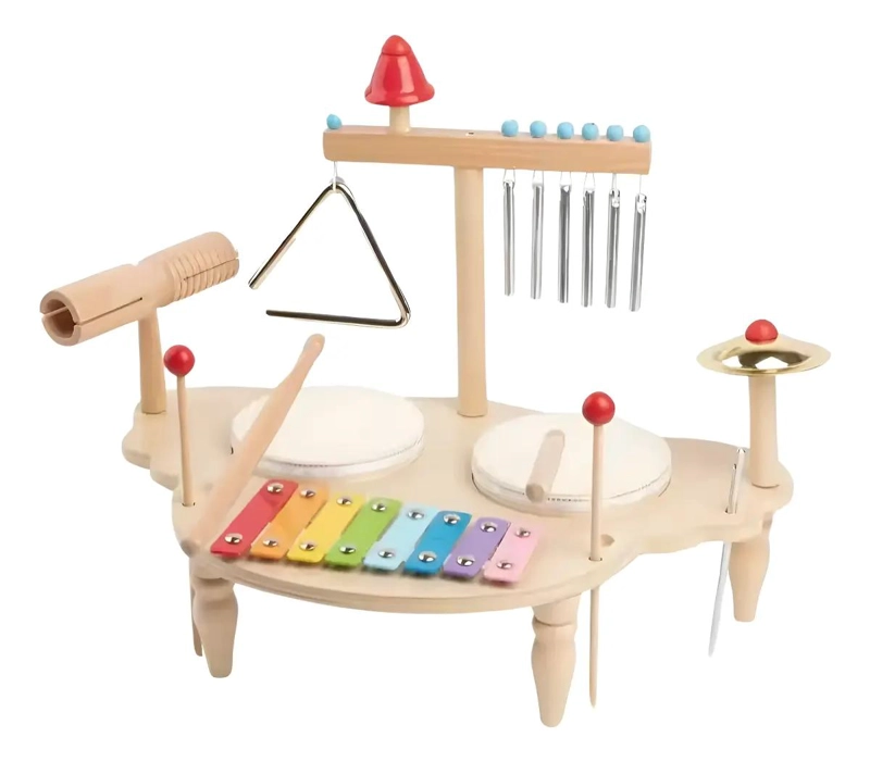 INSTRUMENTO DE PERCUSION ORFF DE MADERA PARA MUSICA - 1