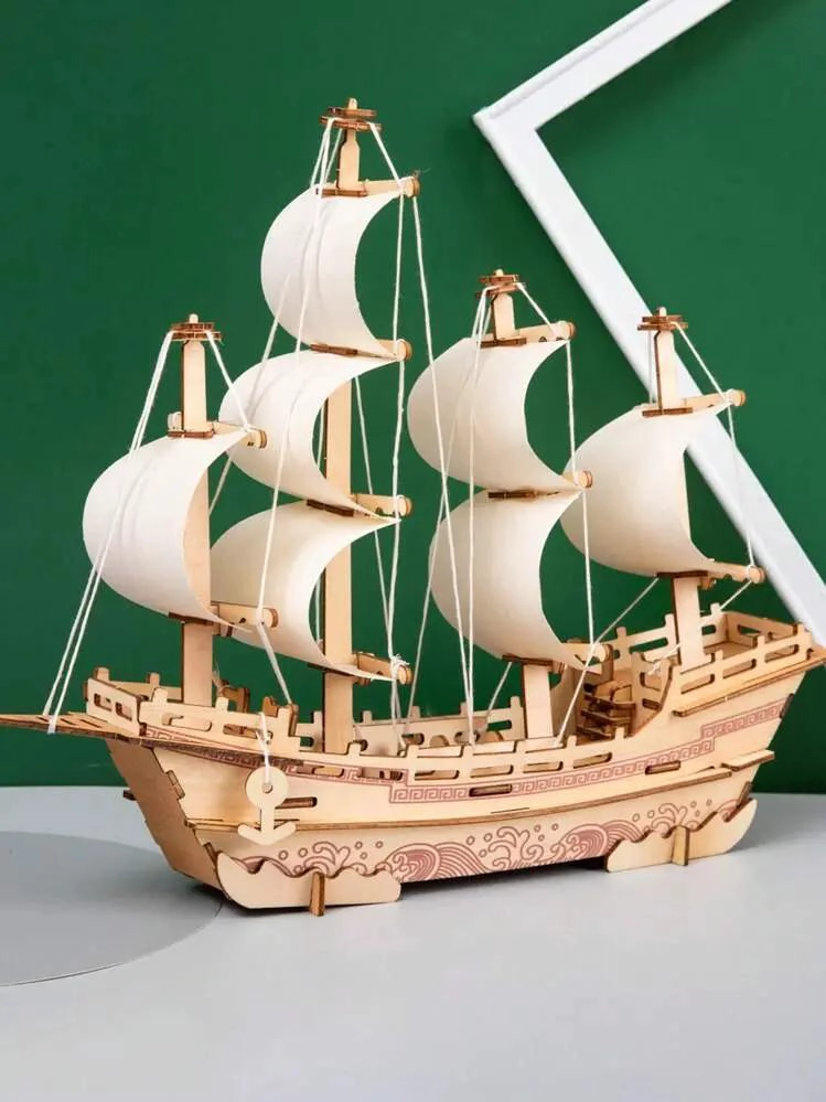 PUZZLE EDUCATIVO DE MADERA BARCO MERCANTE 315 PIEZAS - 4