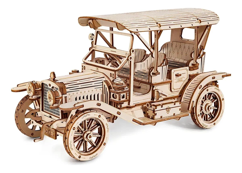 ROMPECABEZAS 3D DE MADERA ANTIGUO CON 298 PIEZAS - 1