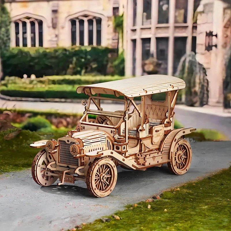 ROMPECABEZAS 3D DE MADERA ANTIGUO CON 298 PIEZAS - 4