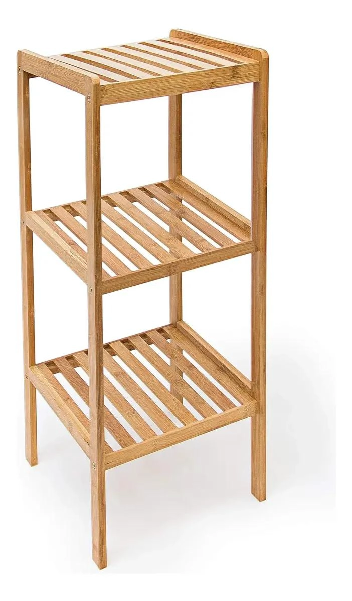 ESTANTE ORGANIZADOR DE BAMBU PARA COCINA Y BAÑO - 1