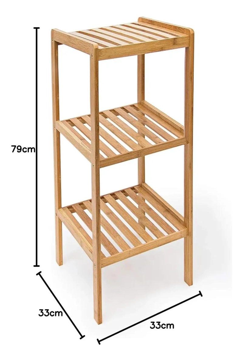 ESTANTE ORGANIZADOR DE BAMBU PARA COCINA Y BAÑO - 3
