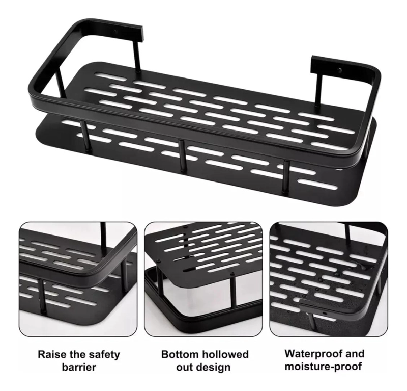 SET DE 2 ORGANIZADORES PARA DUCHA CON REPISA - 5