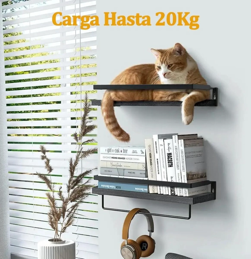 REPISAS FLOTANTES PARA PARED X2 UNIDADES - 5
