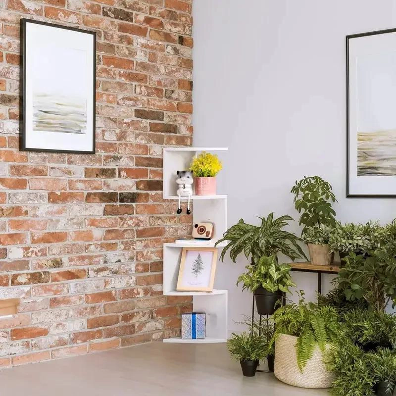 ESQUINERO FLOTANTE DE PARED 5 NIVELES BLANCO - 2