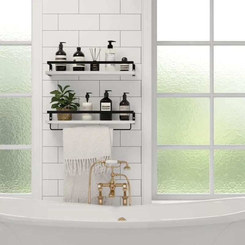 KIT DE 2 REPISAS FLOTANTES PARA PARED - 4