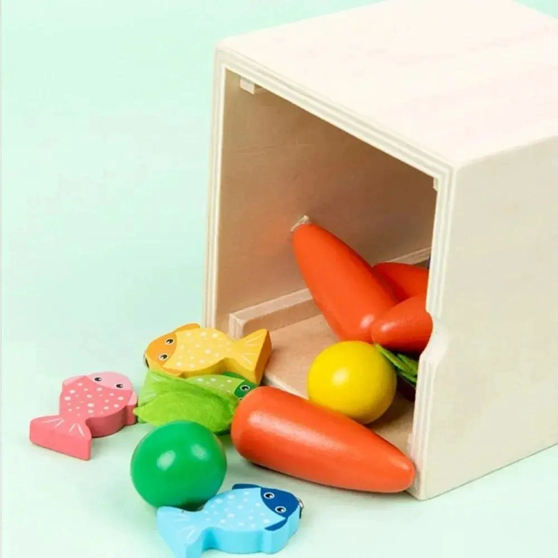 JUGUETE DIDACTICO MONTESSORI 5 EN 1 DE MADERA - 5