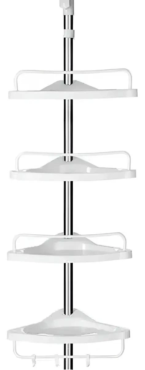 ORGANIZADOR ESQUINERO PARA DUCHA CON 4 REPISAS AJUSTABLES - 1