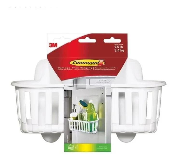 CANASTO ORGANIZADOR PARA BAÑO CON COMPARTIMENTOS - 2