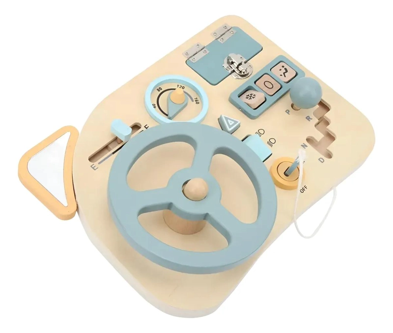TABLERO VOLANTE DE MADERA MONTESSORI PARA NIÑOS - 1