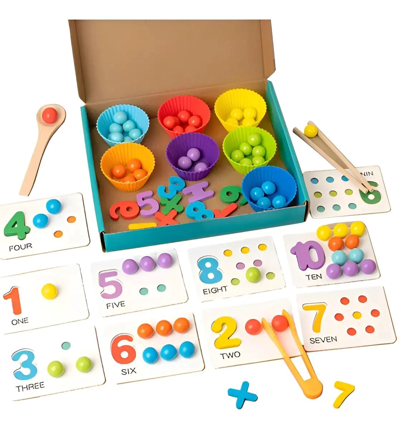 JUEGO DIDACTICO MONTESSORI PARA CONTEO - 1