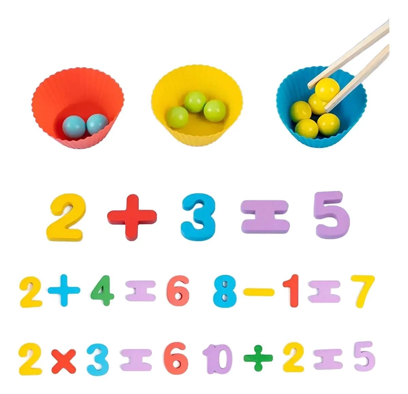 JUEGO DIDACTICO MONTESSORI PARA CONTEO - 2
