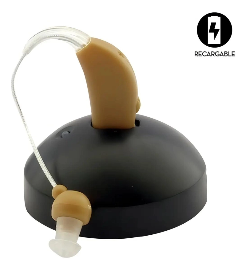 SET 2 AUDIFONOS ORTOPE DICOS RECARGABLES MARRON - 3