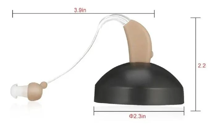 SET 2 AUDIFONOS ORTOPE DICOS RECARGABLES MARRON - 5