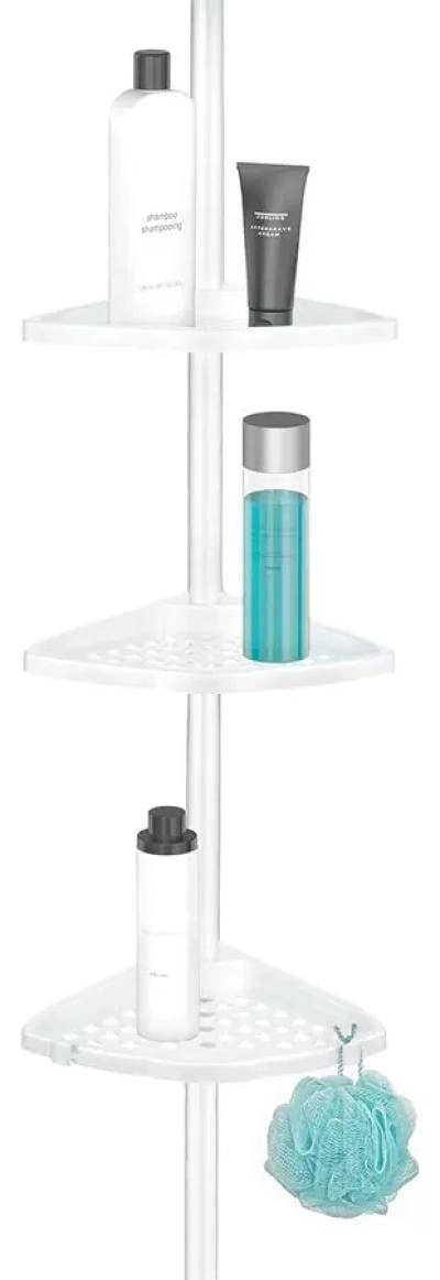 ESQUINERO DE DUCHA AJUSTABLE CON 4 REPISAS MULTIUSO - 2