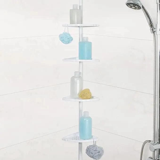 ESQUINERO DE DUCHA AJUSTABLE CON 4 REPISAS MULTIUSO - 5
