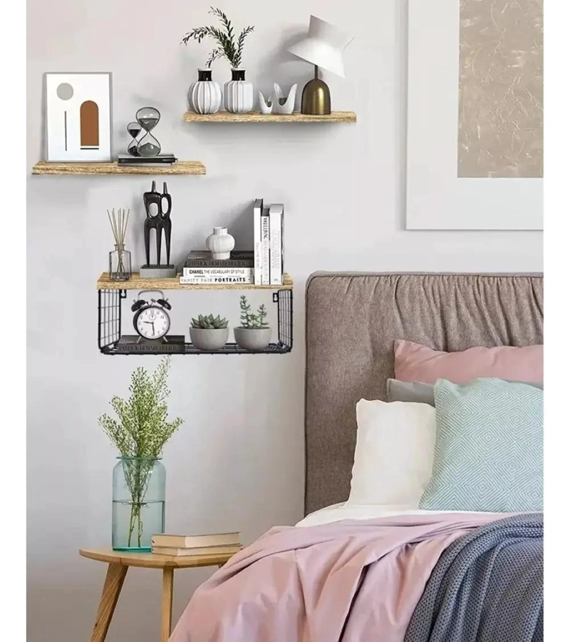 SET DE 3 ESTANTES FLOTANTES PARA BAÑO - 5