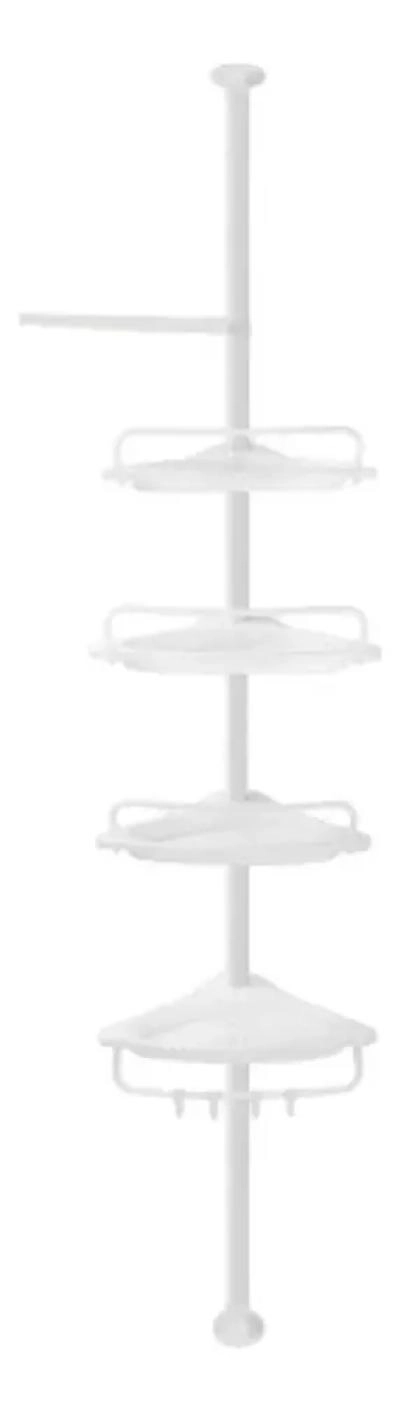 ORGANIZADOR ESQUINERO AJUSTABLE 4 PISOS PARA DUCHA - 3