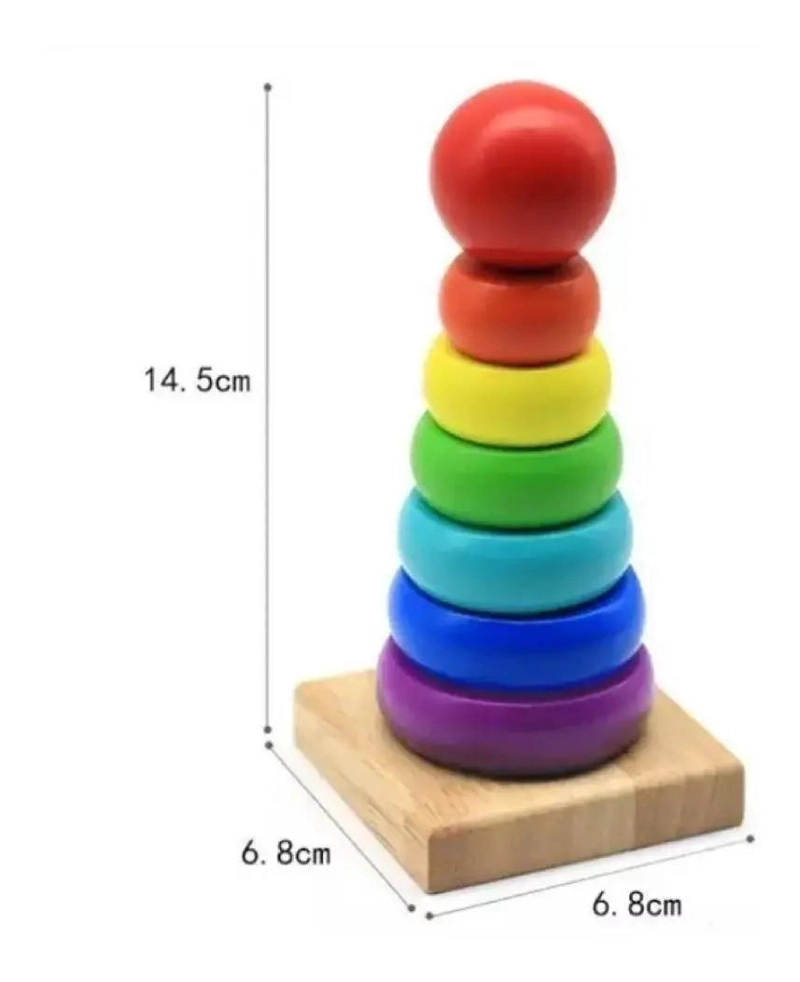 SET DE 10 JUGUETES DIDACTICOS DE MADERA PARA NIÑOS - 5