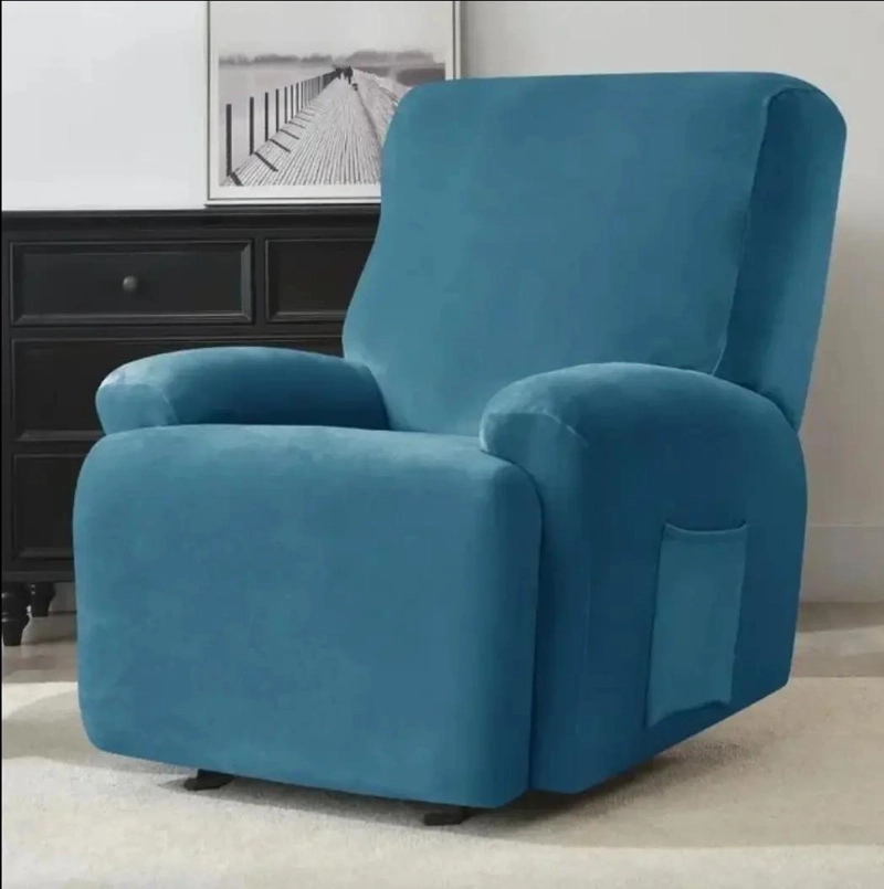 FUNDA PARA SOFA 1 CUERPO TELA GAMUZA IMPERMEABLE Y ANTIRR - 1