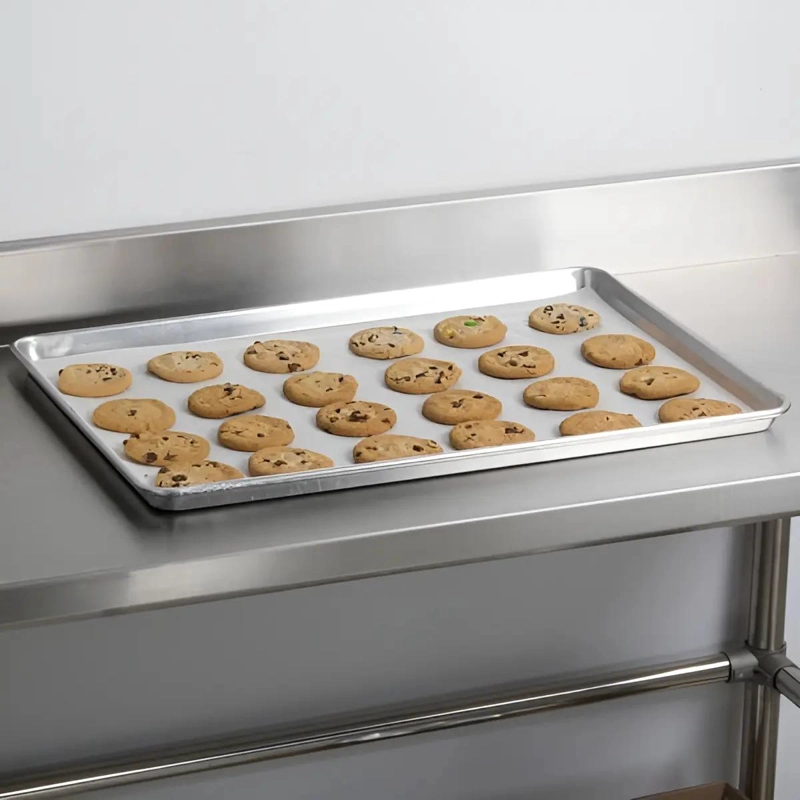BANDEJA DE ALUMINIO PERFORADA 60X40 CM PARA HORNO - 2