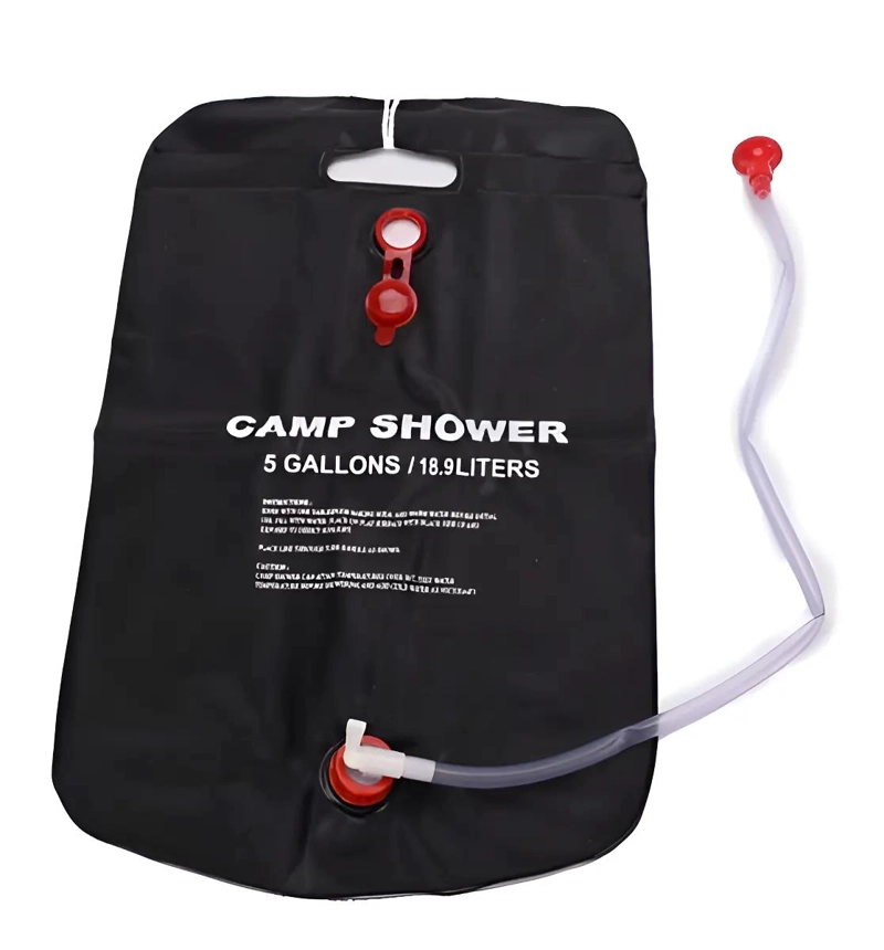 DUCHA SOLAR PORTATIL 20L PARA CAMPING CON AGUA CALIENTE - 4