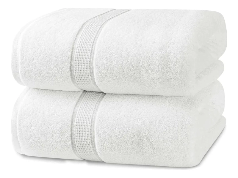 SET DE 2 TOALLAS DE MANO ALGODON 70X40 CM 500 GSM - 1