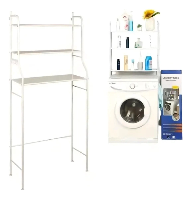 ESTANTE ORGANIZADOR PARA LAVANDERIA 3 NIVELES - 1