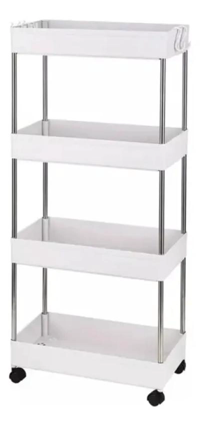 ESTANTE ORGANIZADOR 4 NIVELES BLANCO PARA BAÑO Y COCINA - 2