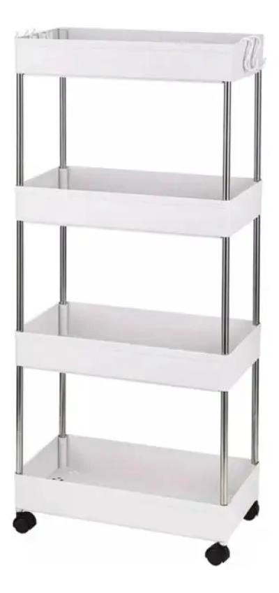 ESTANTE ORGANIZADOR 4 NIVELES BLANCO PARA BAÑO Y COCINA - 4